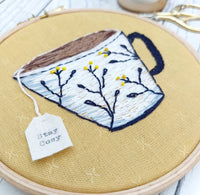 Teacup embroidery