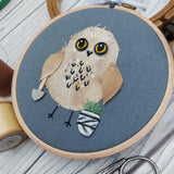 Whimsical owl art