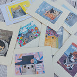 Fun cat greeting cards - ACEO cards
