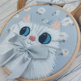 Pretty wool cat art