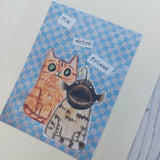 Fun cat greeting cards - ACEO cards