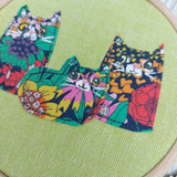 Floral cat art