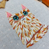 Autumnal cat art