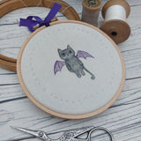 Bat Cat Halloween Decor