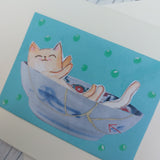 Fun cat greeting cards - ACEO cards