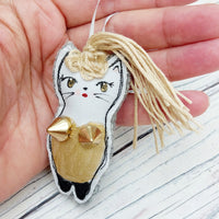 Meowdonna - fun cat ornament
