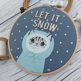 Let it snow - winter wall art