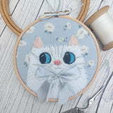 Pretty wool cat art