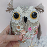 Pretty fabric owl