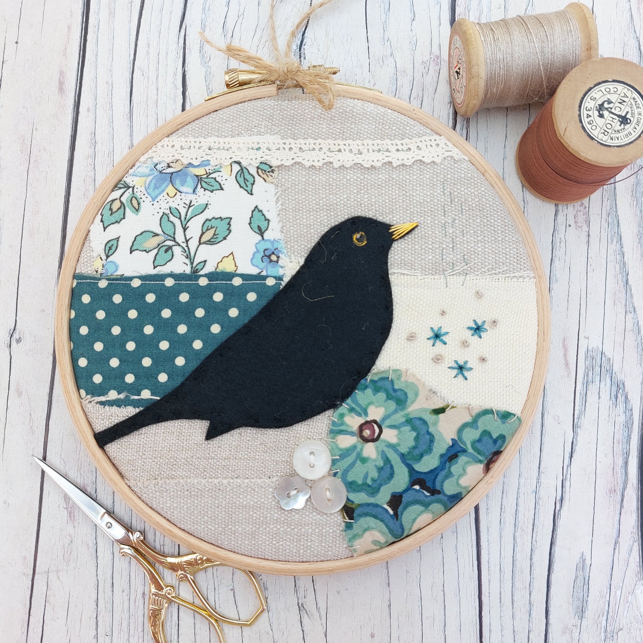 Blackbird art ready to hang – BoxRoomBazaar