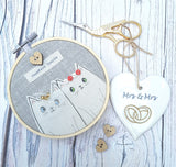 Mrs & Mrs Wedding gift, Cat couple engagement gift