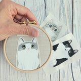 Personalised, hand painted cat portrait. 4" Custom Cat Portrait