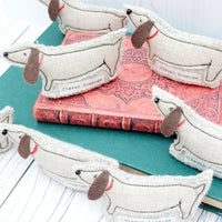 Clever Sausage, cute dachshund minature, celebration sausage dog